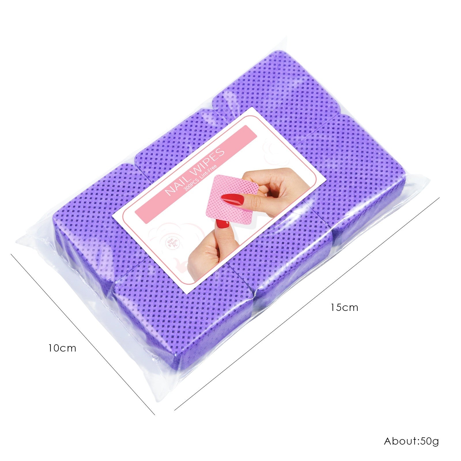 Nail Wipes Portable Home Solid Color Magic Nail Polish Removing Tissue
