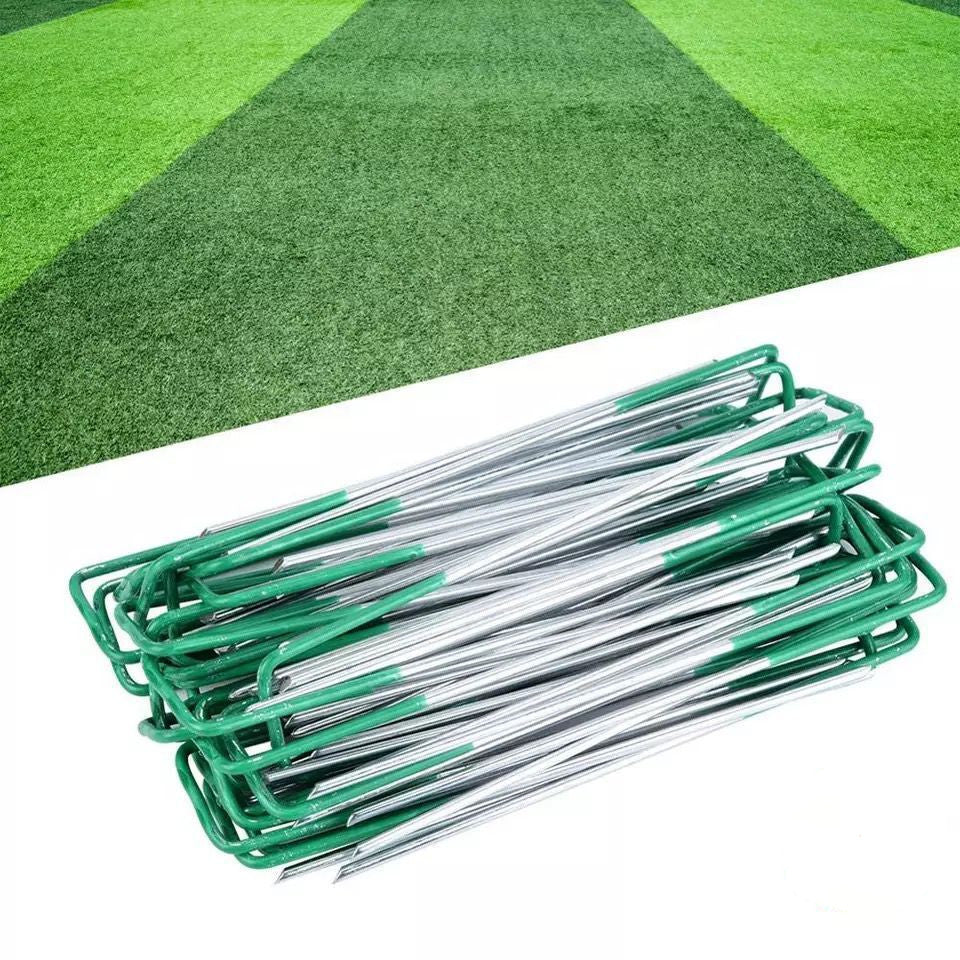Semi-green U-shaped Turf Nail Environmental Protection Tent Nail