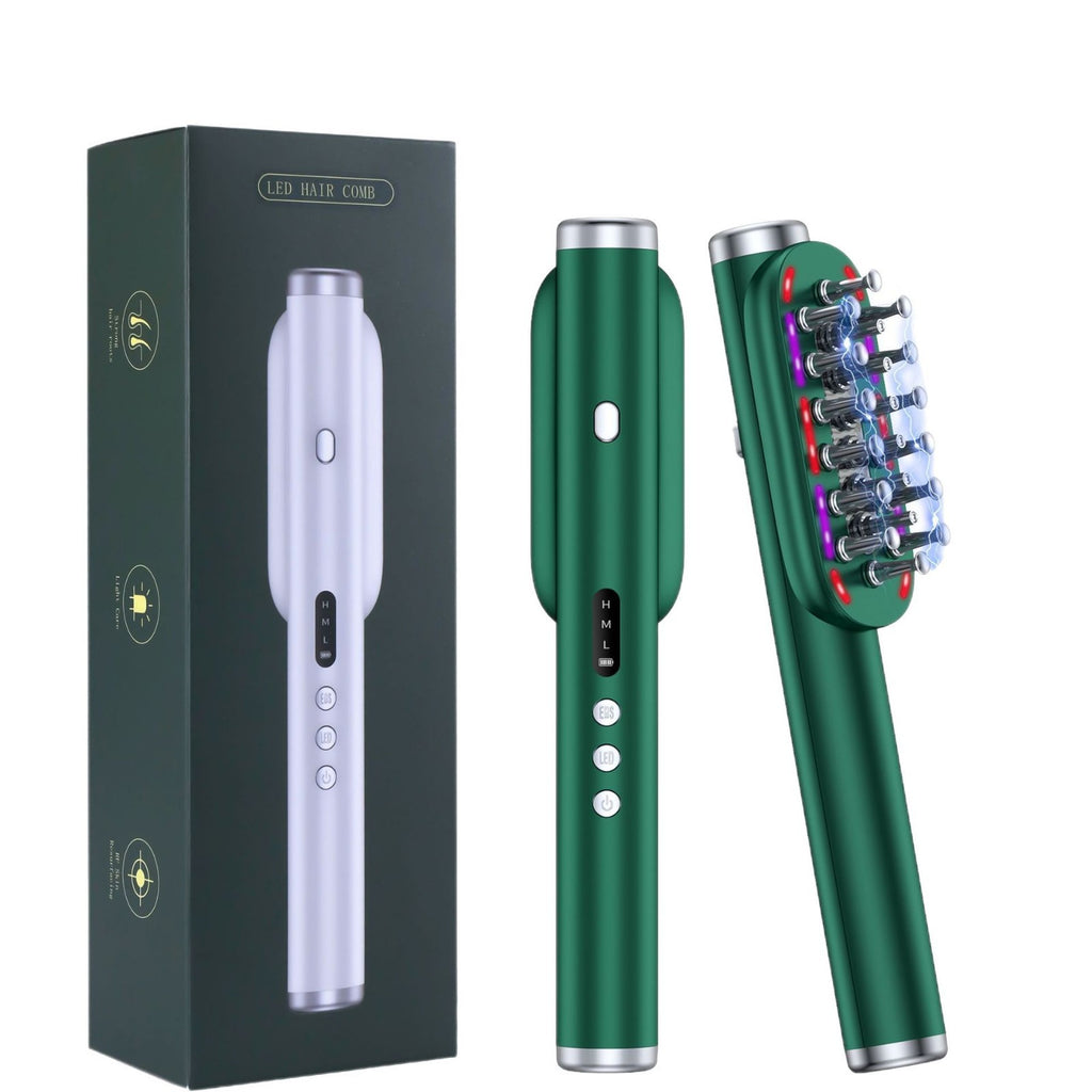 Color-light Microcurrent Scalp Treatment Massager Comb