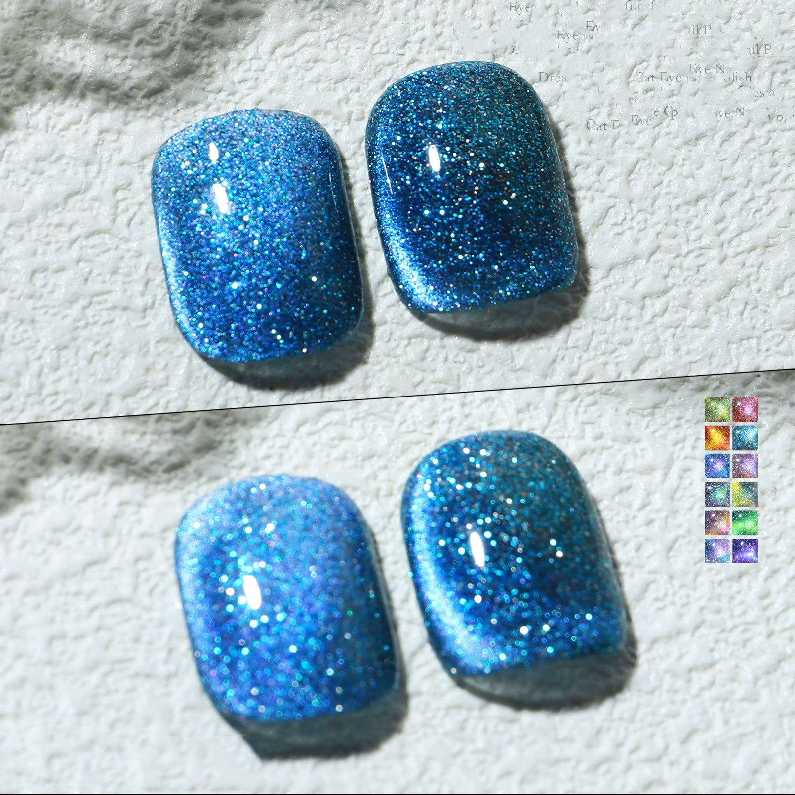 Misscheering Aurora Mystical Galaxy Cat-Eye Shiny Nail Gel Polish