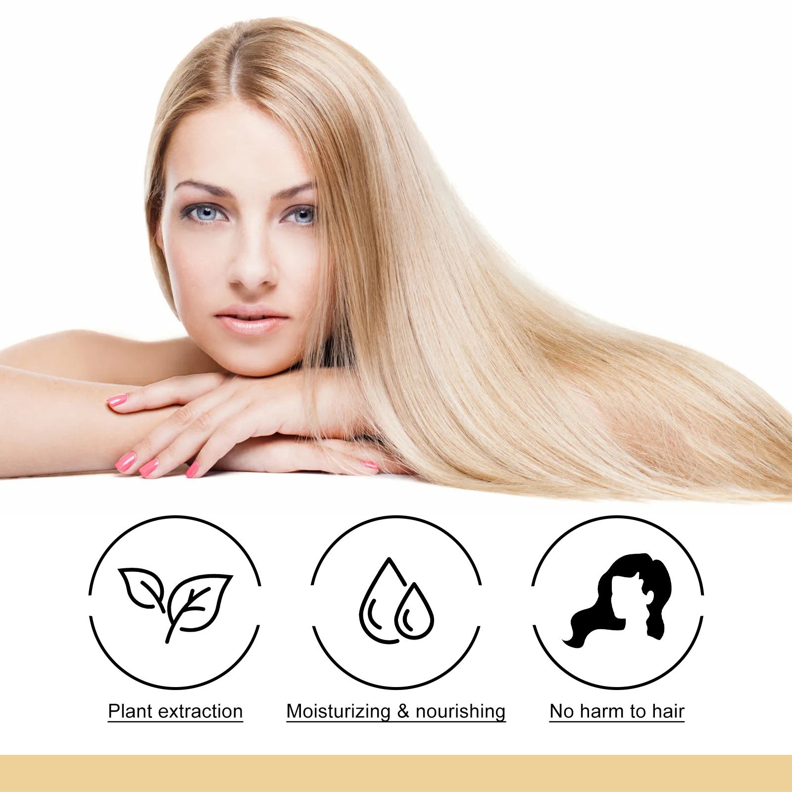 Ouhoe Hair Repair Dull Soft Hair Scalp Massage Care Dense