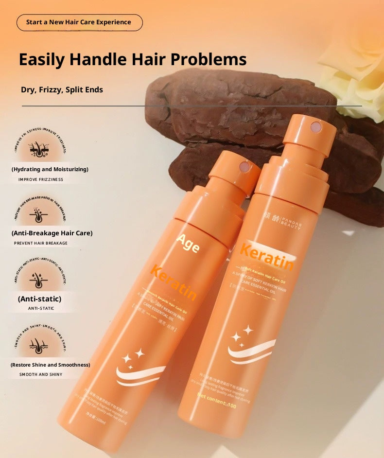 Compliant Keratin Styling Cream Improve Frizzy Hair