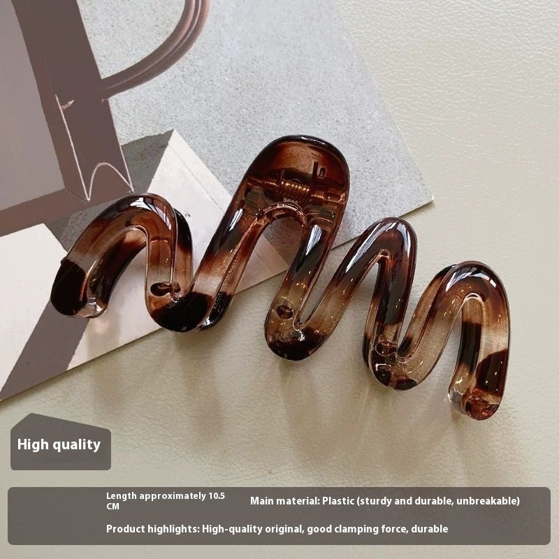 Niche Curve Barrettes Female Back Head South Korea