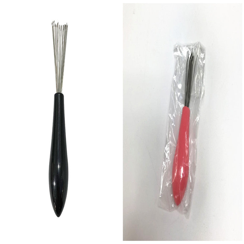 Mini Durable Plastic Comb Brush Hook Cleaner