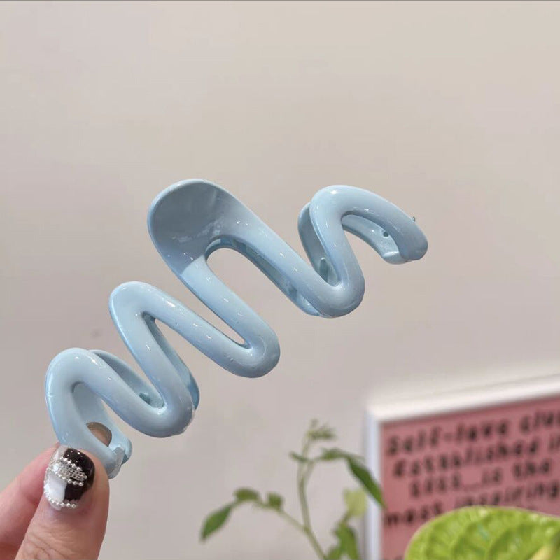 Dopamine Girl Shark Large Hair Clip Female Temperament