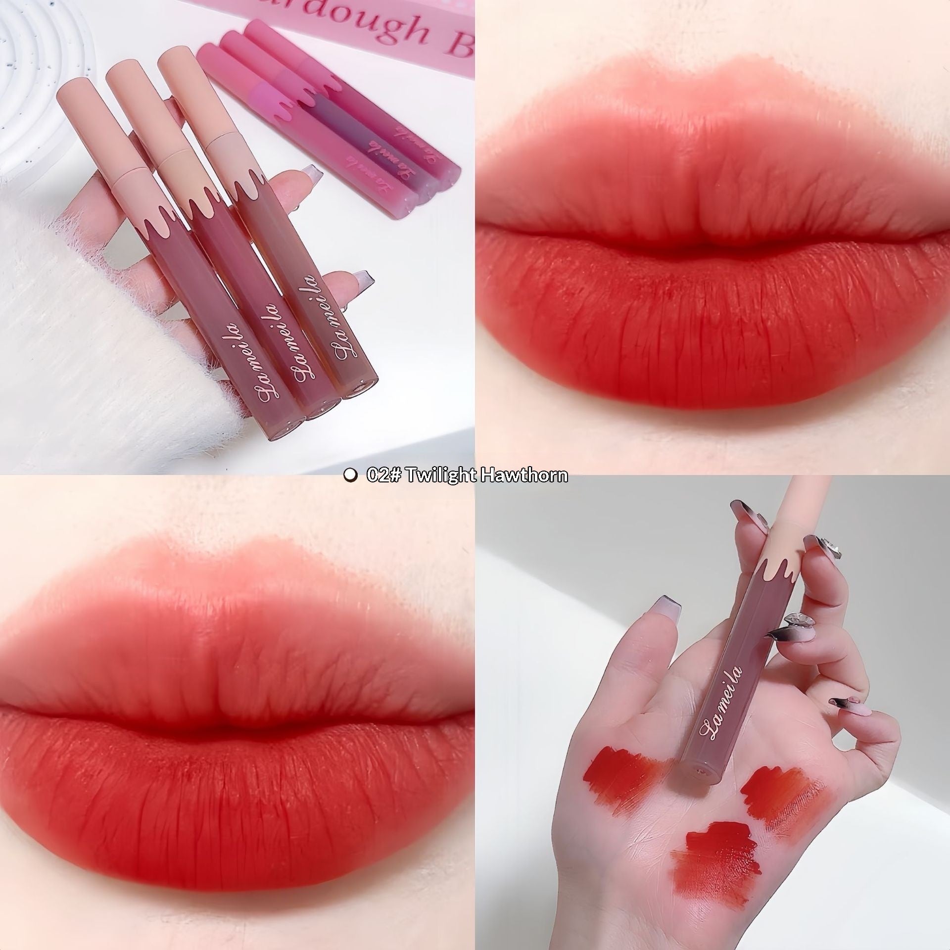 Silky Glass Lip Gloss Matte Moisturizing Lipstick
