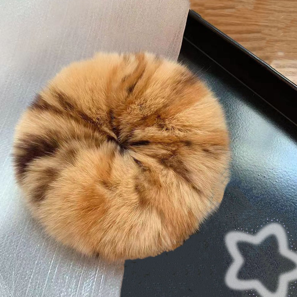 Plush Hair Ring Simple Female Cute