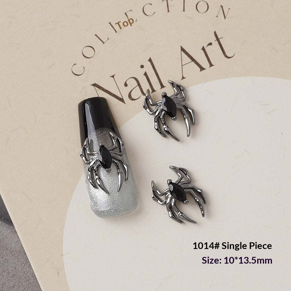 Retro Halloween Zircon Nail Art Accessories