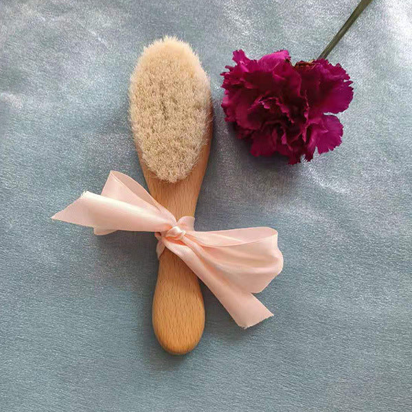 Laser Engraved  Wool Wood Comb