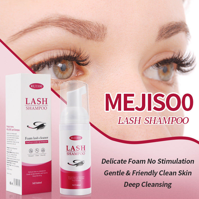 Mejis00 LASH SHAMPOO Mousse Eyelash Cleaning Solution