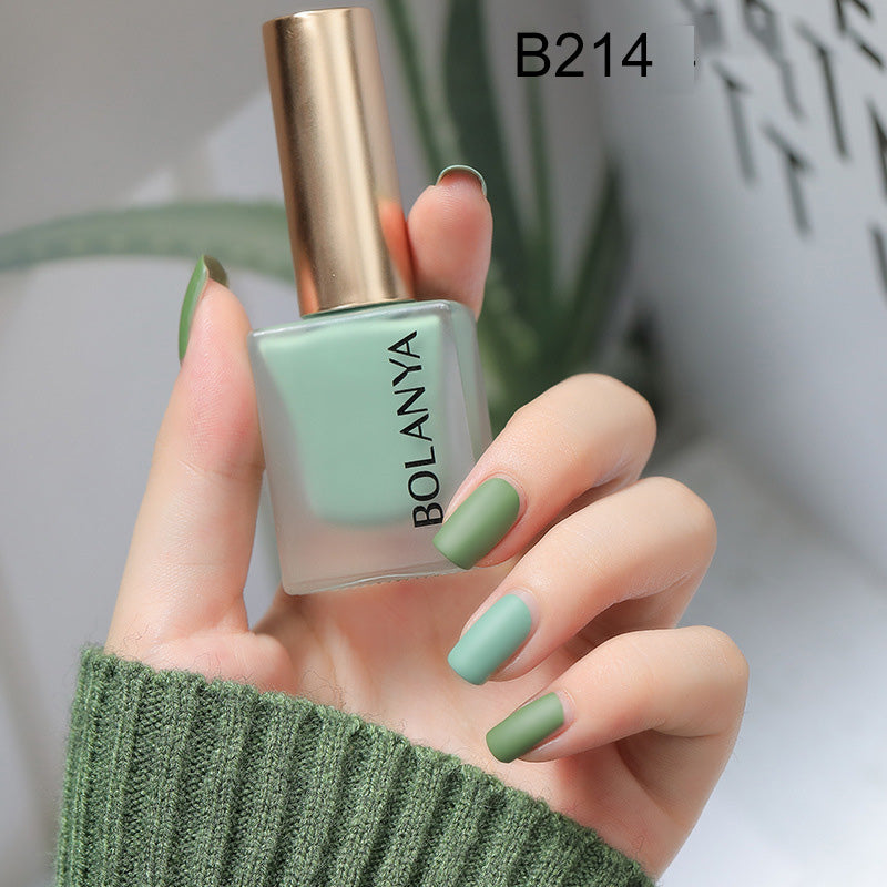Bolanya No-bake Whitening Quick-drying Matte Nail Polish