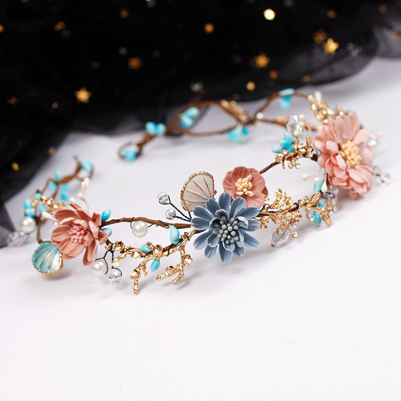 Fashion Personality Bridal Headdress Wreath Hair Hoop
