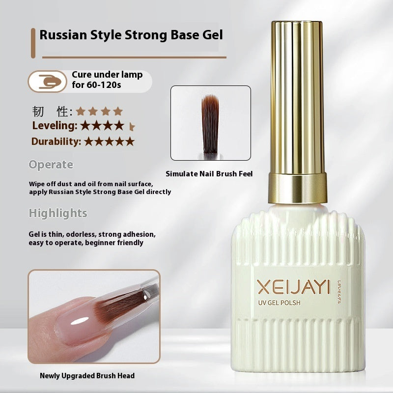 XEIJAYI Glass Sealing Layer Reinforced Bottom Nail Tip Adhesive Wear Nail Polish Gel