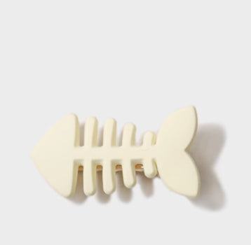 Minimalist Candy Color Fishbone Barrettes Cute Funny Side Bangs Female