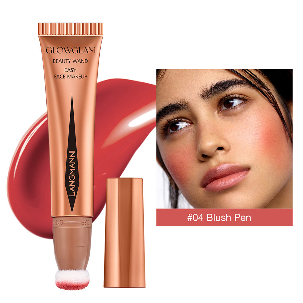 Langmanni Air Cushion Repair Blush Highlight Combination Multi-color Makeup