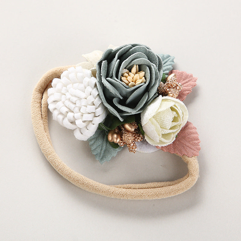 Children's Bohemian Flower Headwear Three-dimensional Splicing