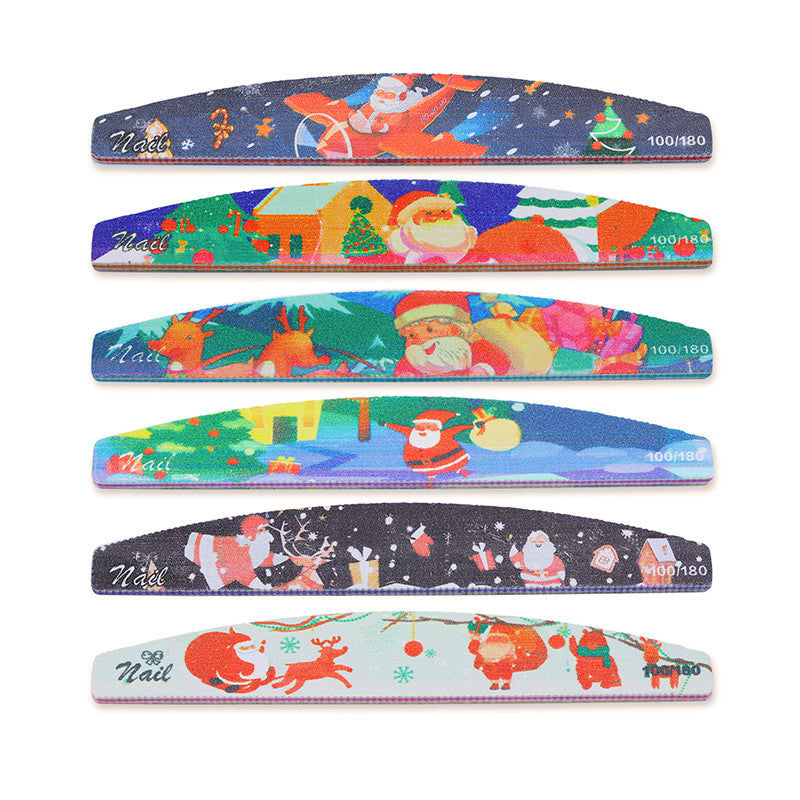 Christmas Nail Tools Nail Rubbing Strip Nail Polish
