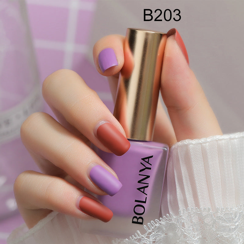Bolanya No-bake Whitening Quick-drying Matte Nail Polish