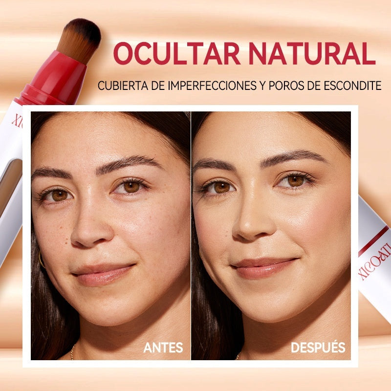 Press Liquid Foundation Oil Control Natural Light And Thin