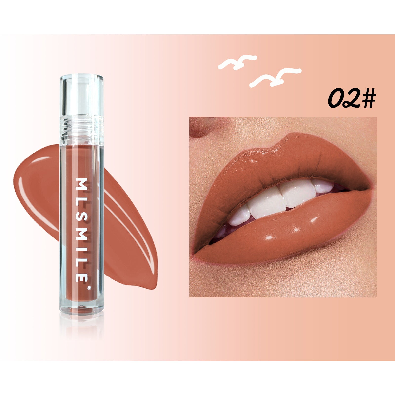 Cross-border Mirror Glass Lip Lacquer Water Light Toot Moisturizing And Nourishing