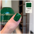 Two-Moons Pure Color Sequins Nail Polish Baking-free And Tear-free