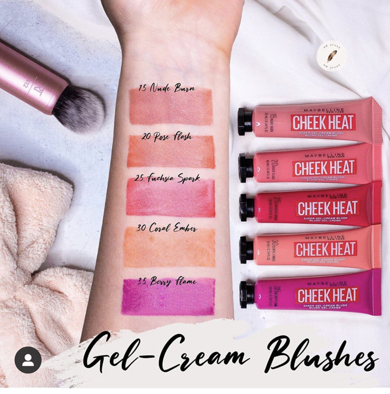 Cheek-Heat Gel Nude Makeup Natural Rouge Blush