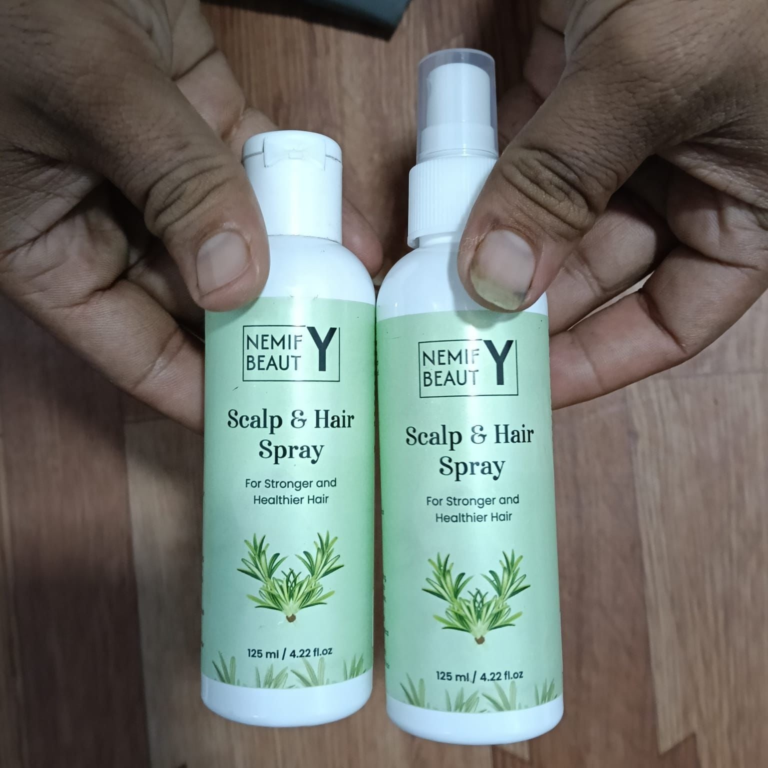 NEMIF Y BEAUT Scalp & Hair Spray 125 ML (Pack Of 2)