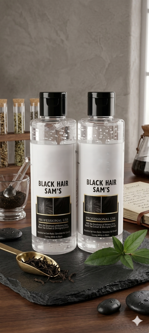 Black Hair Sam's 100Ml Each (Pack Of 2)