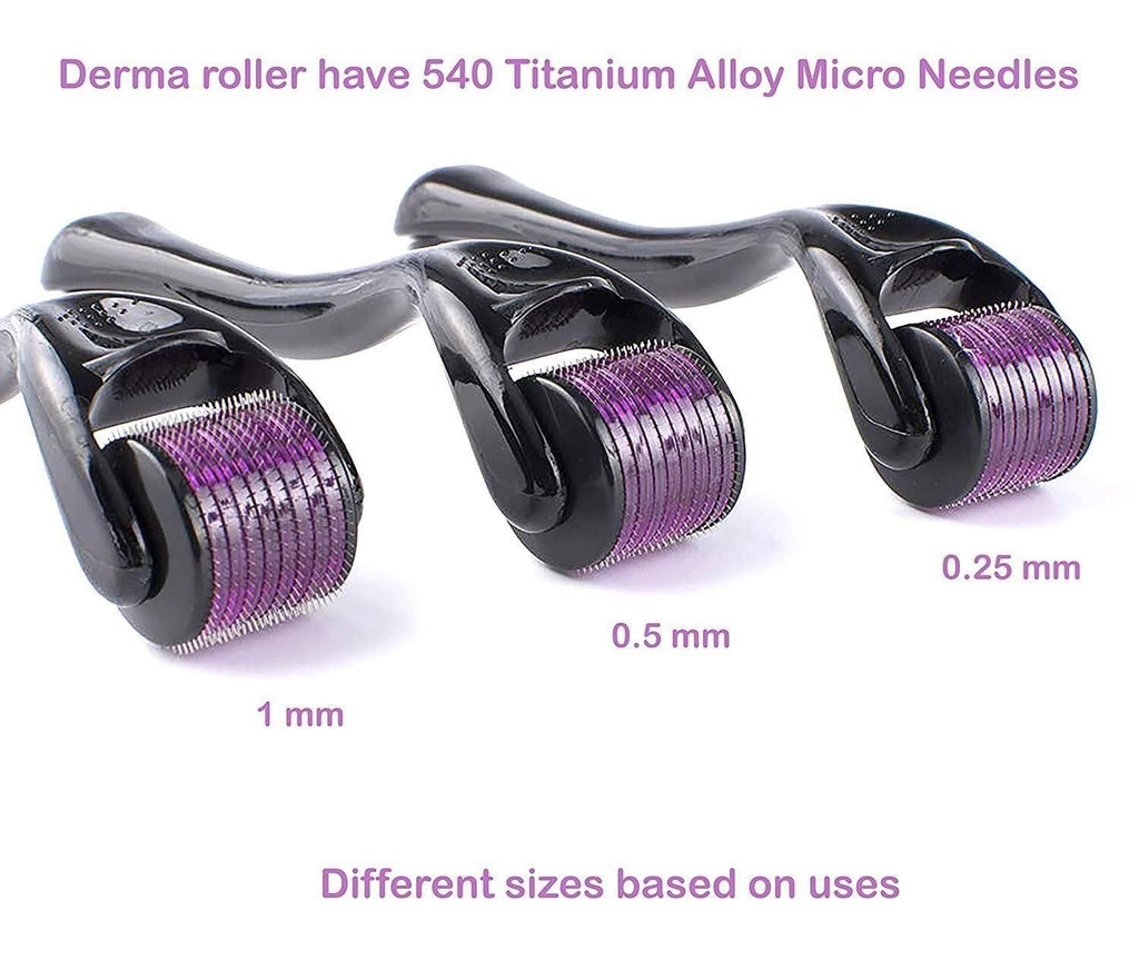 Derma Roller 0.5mm For Hair Regrowth Unisex