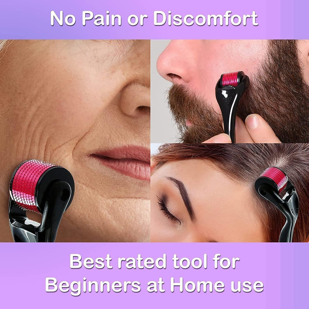 Derma Roller 0.5mm For Hair Regrowth Unisex