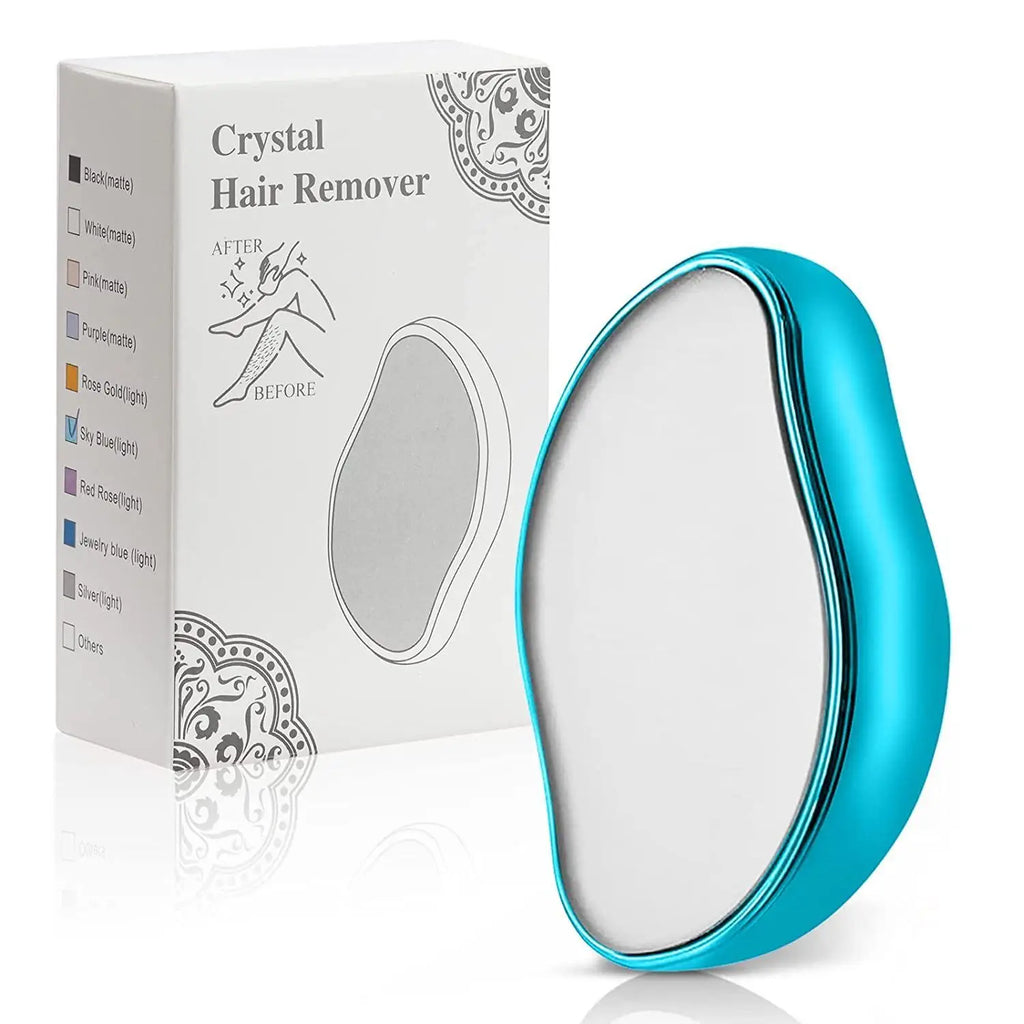 Fletix Crystal Hair Eraser Stone, Painless Magic Crystal Hair Remover  (Multicolor)