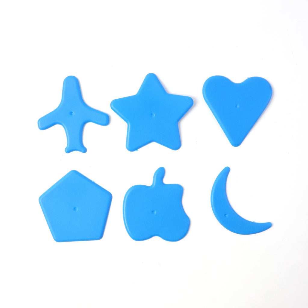 Haircut Design Stencil Set  6-in-1 Safe Hair Trimmer Molds