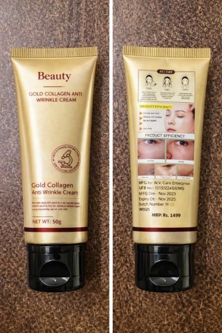 Gold Collagen Anti Wrinkle Cream 100gm (Pack of 2)