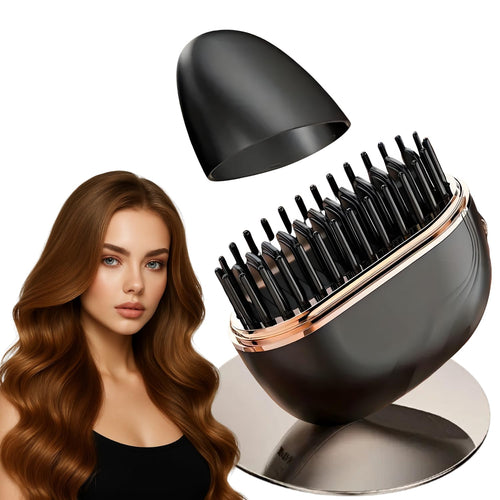 Mini Wireless Hair Straightening Brush