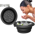 Face Bowl for Ice with Built-In Ice Tray