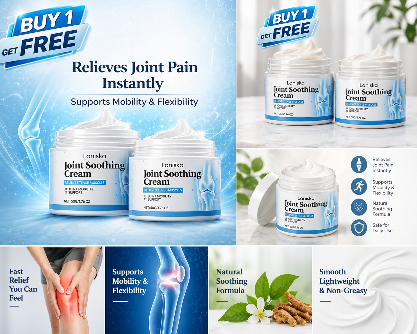 Joint Soothing Cream Buy 1 Get 1 Free