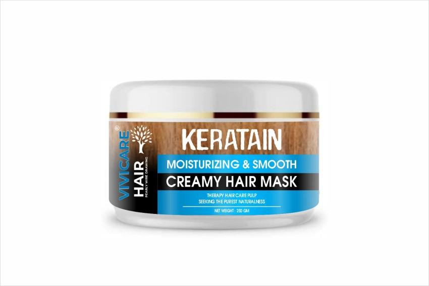 Keratin Cream Hair Mask, Moisturizing & Smoothing