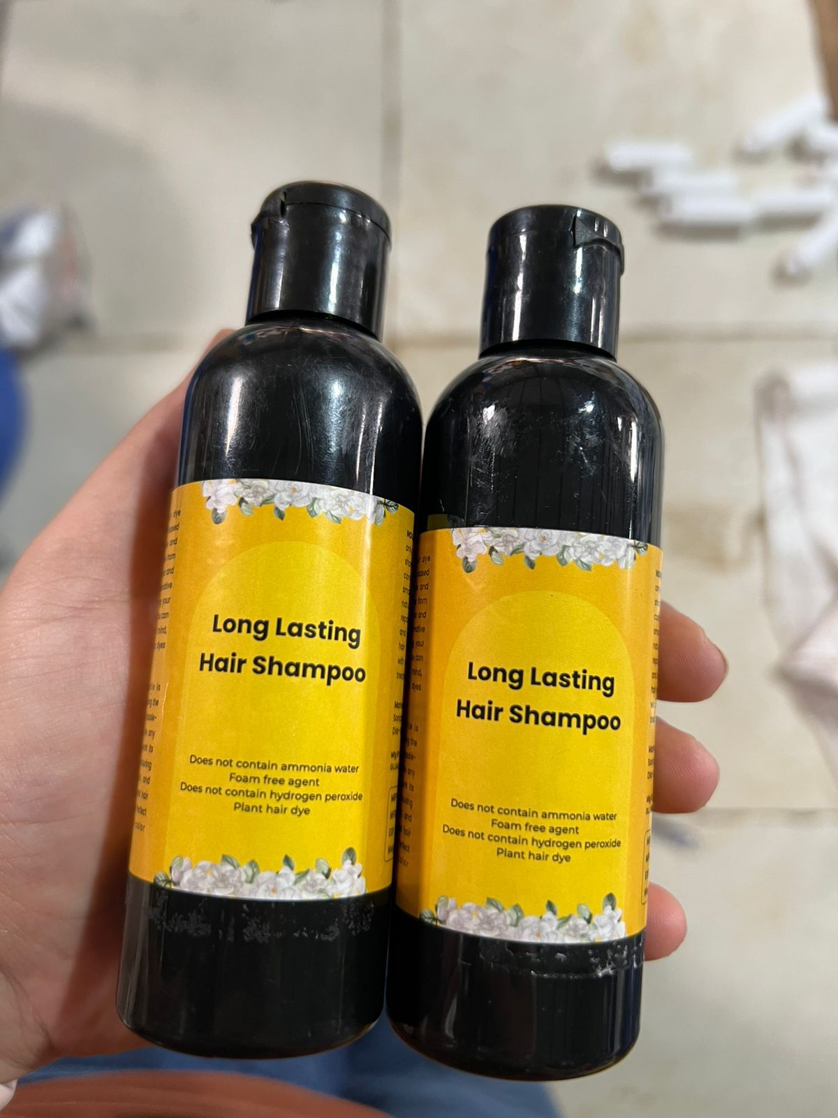 Long Lasting Natural Hair Dye Shampoo - (Pack Of 2)