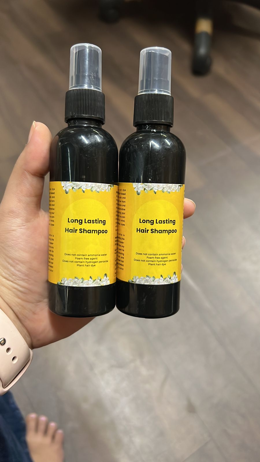 Long Lasting Natural Hair Dye Shampoo - (Pack Of 2)