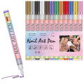 12 Colors 3D Nail Art Pen Set