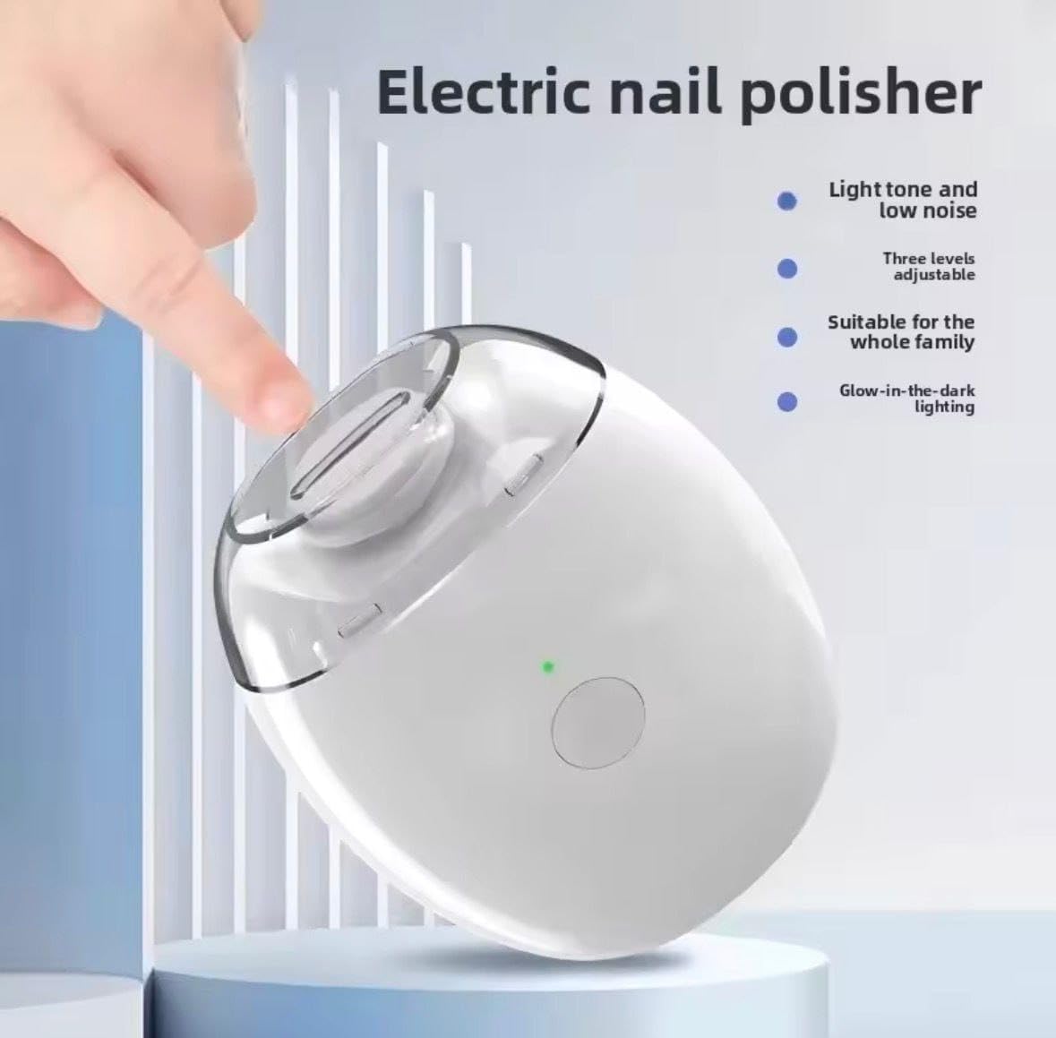Electric Baby Nail Trimmer & with LED Light
