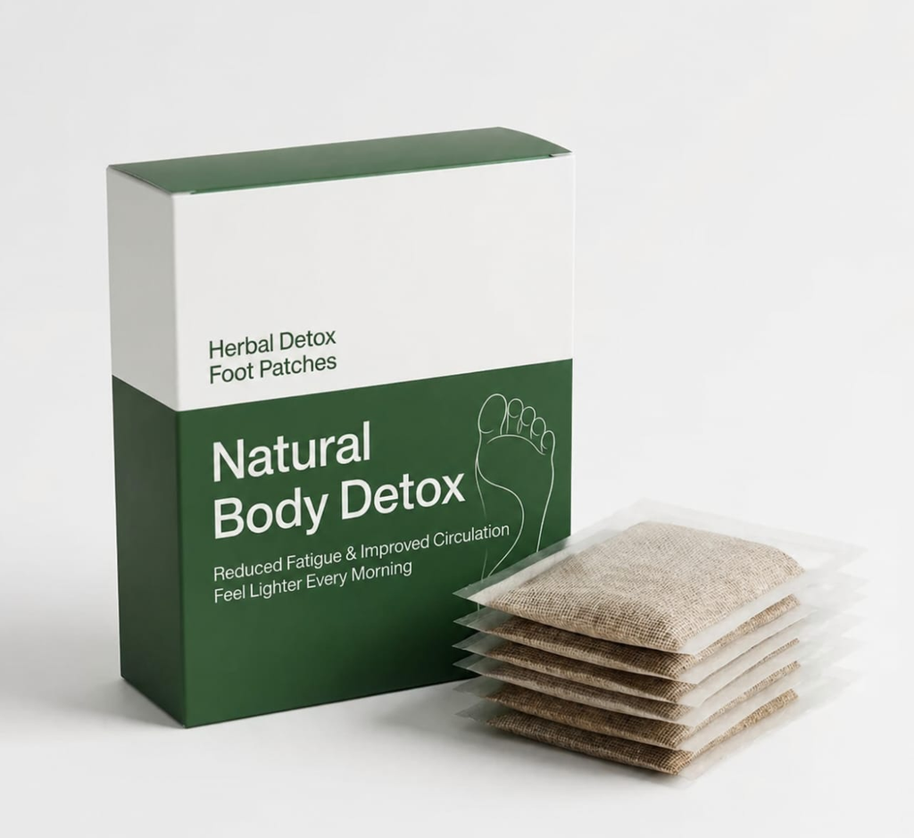 Natural Body Detox, & Improved Circulation Patches (Pack Of 2)