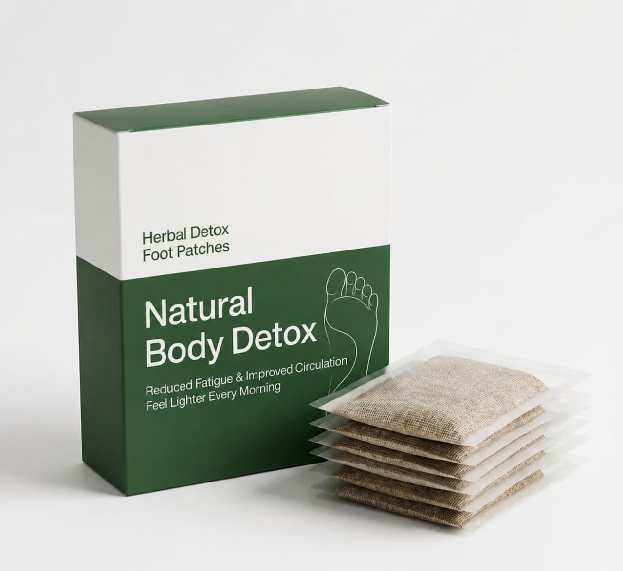 Natural Body Detox, & Improved Circulation Patches (Pack Of 2)