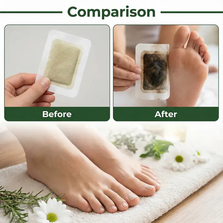 Natural Body Detox, & Improved Circulation Patches (Pack Of 2)