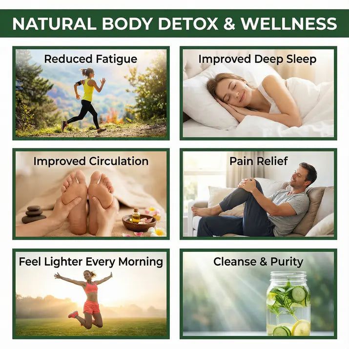 Natural Body Detox, & Improved Circulation Patches (Pack Of 2)