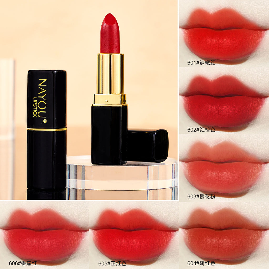 Nayou Nayou Makeup Douyin Same Style Lipstick Waterproof Moisturizing Moisturizing Student Lipstick Wholesale Dropshipping