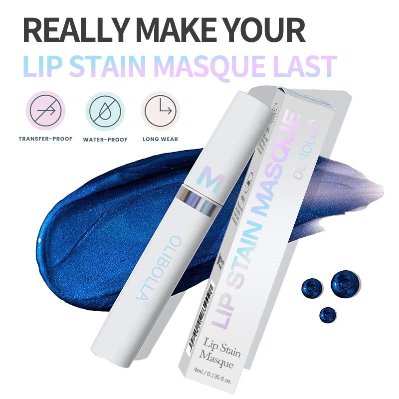 Ripped Lip Glaze 9 Color Ripped Matte Dyeing Lip Gloss Lip Film Lasting Waterproof No Falling No Falling