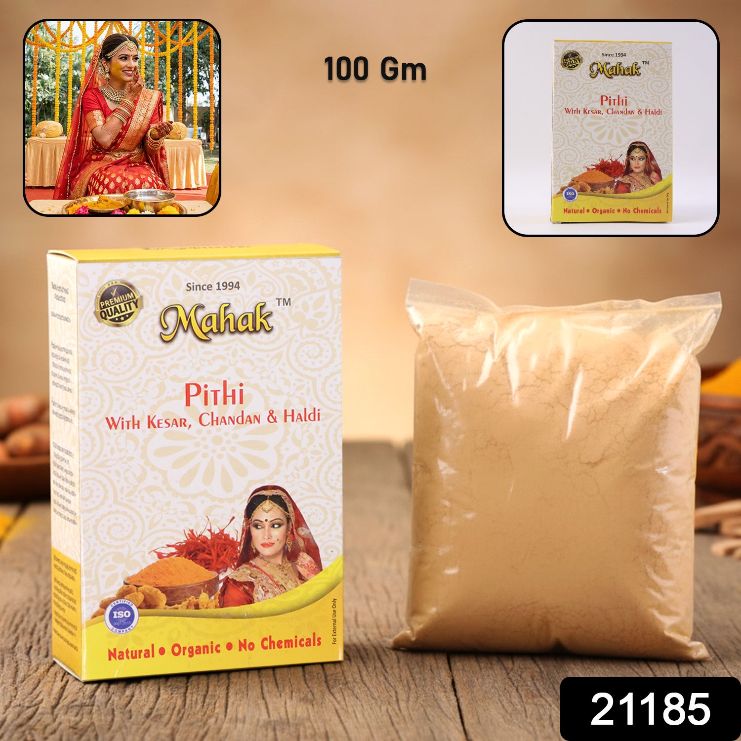 Traditional Face And Body Mahak Pithi  100 Gm