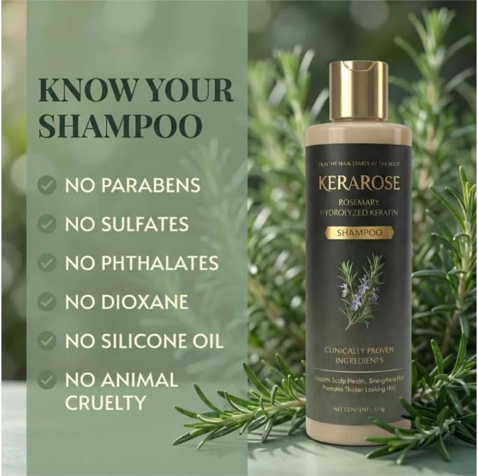 Rosemary Growth Support Shampoo (Pack Of 2)