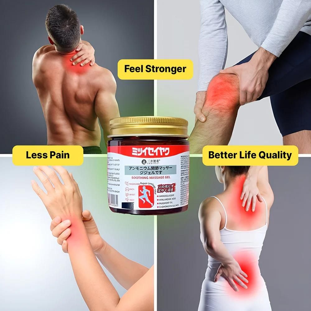 Japanese Massage Gel For Joint & Muscle Pain Relief - Buy 1 Get 1 Free (Pack of 4)